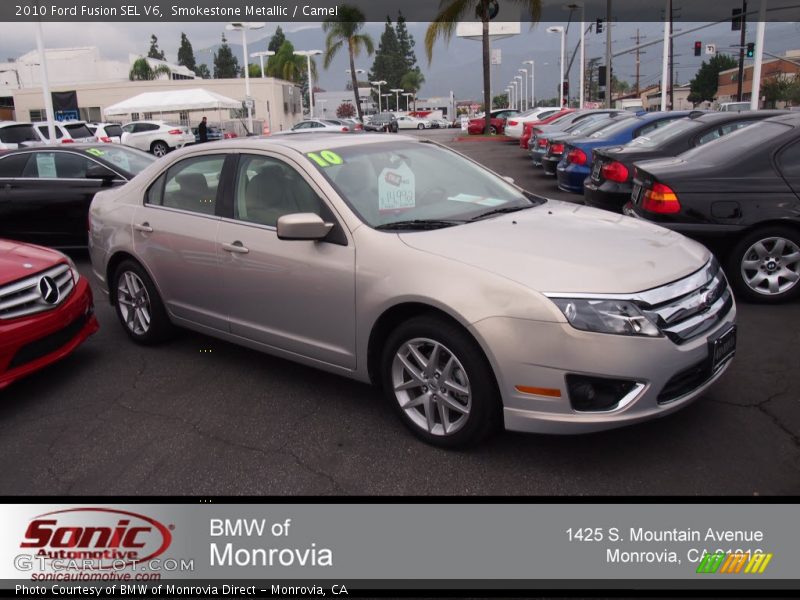 Smokestone Metallic / Camel 2010 Ford Fusion SEL V6