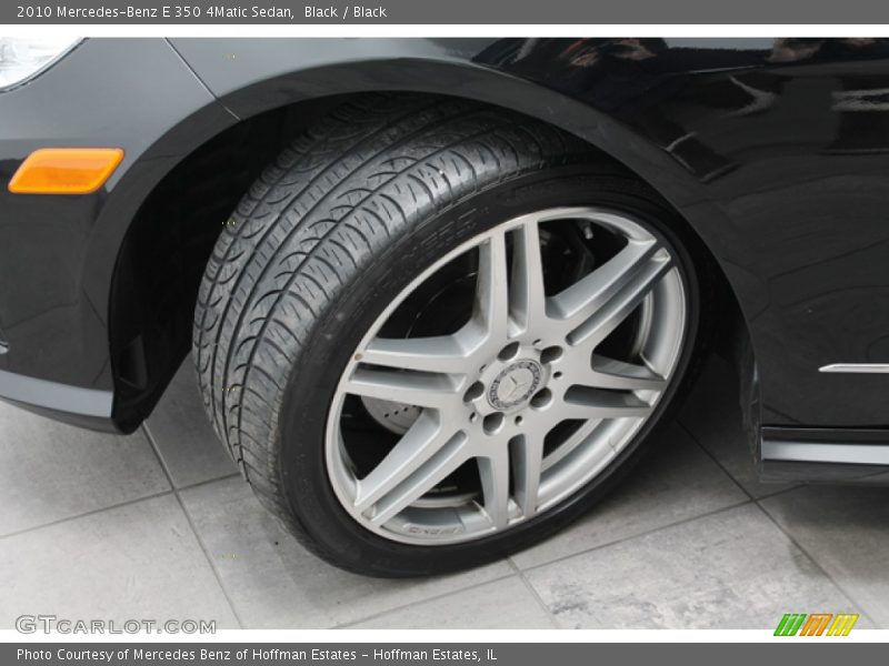 Black / Black 2010 Mercedes-Benz E 350 4Matic Sedan