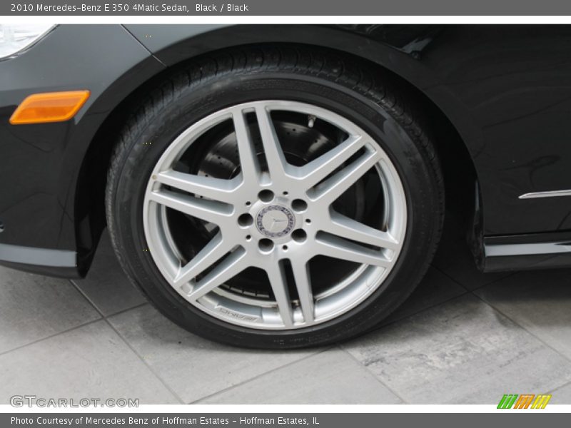 Black / Black 2010 Mercedes-Benz E 350 4Matic Sedan