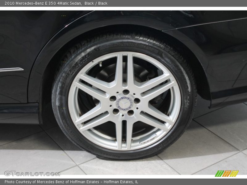 Black / Black 2010 Mercedes-Benz E 350 4Matic Sedan