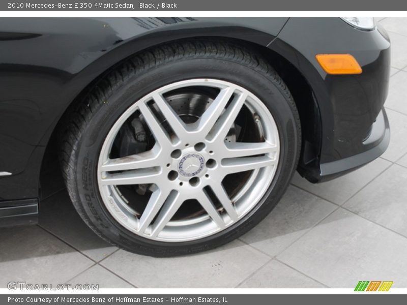Black / Black 2010 Mercedes-Benz E 350 4Matic Sedan
