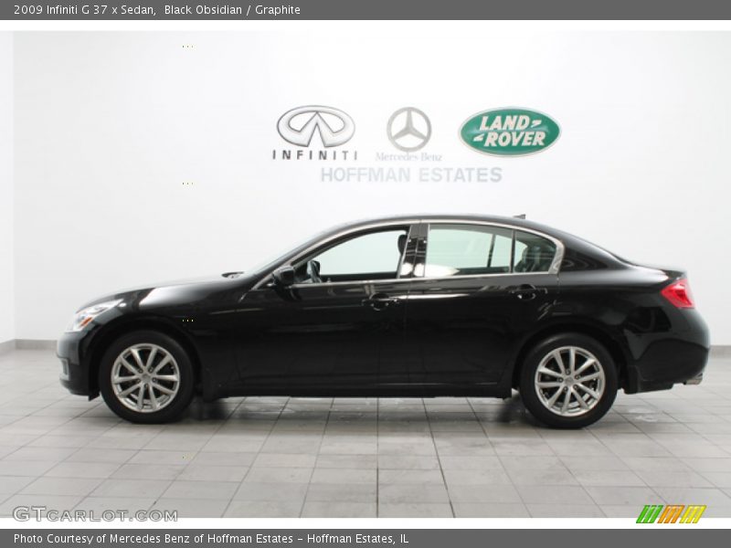 Black Obsidian / Graphite 2009 Infiniti G 37 x Sedan