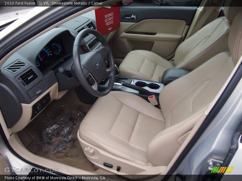 Smokestone Metallic / Camel 2010 Ford Fusion SEL V6