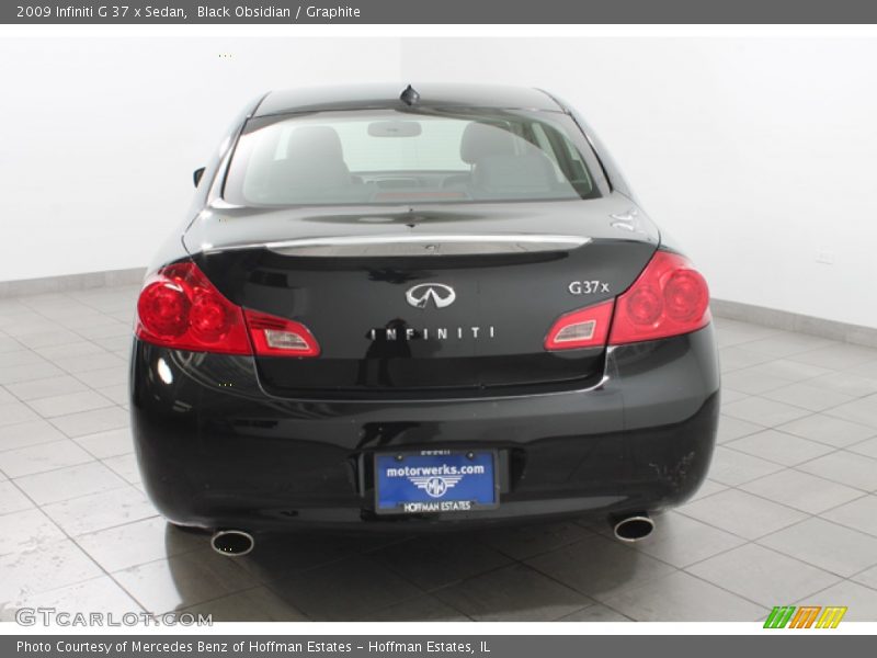 Black Obsidian / Graphite 2009 Infiniti G 37 x Sedan