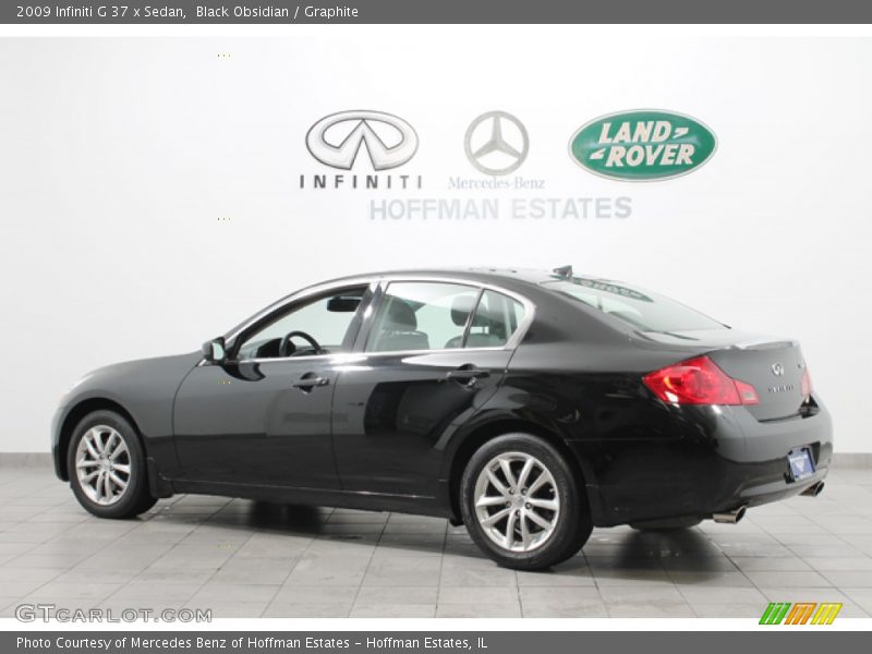 Black Obsidian / Graphite 2009 Infiniti G 37 x Sedan