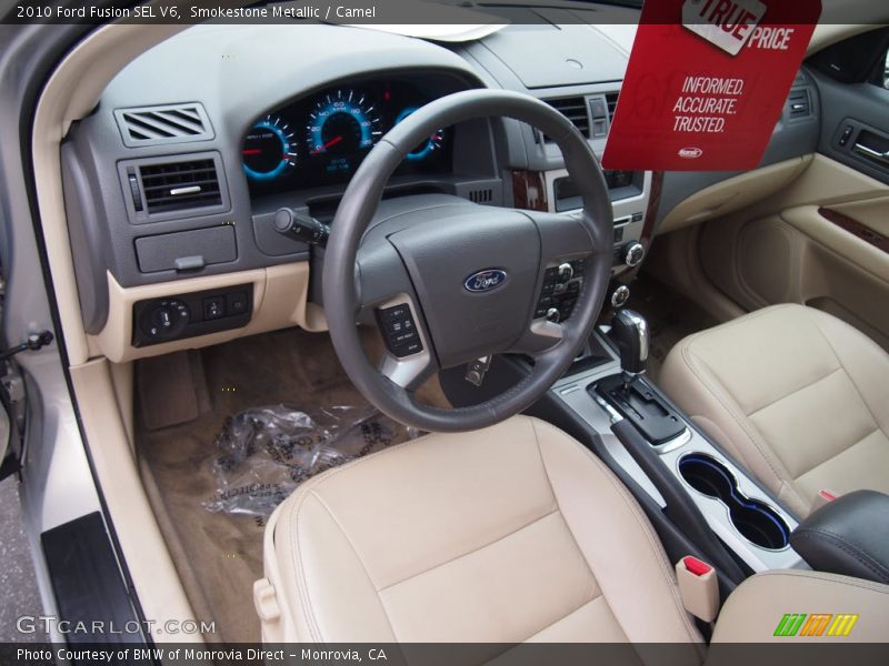 Smokestone Metallic / Camel 2010 Ford Fusion SEL V6