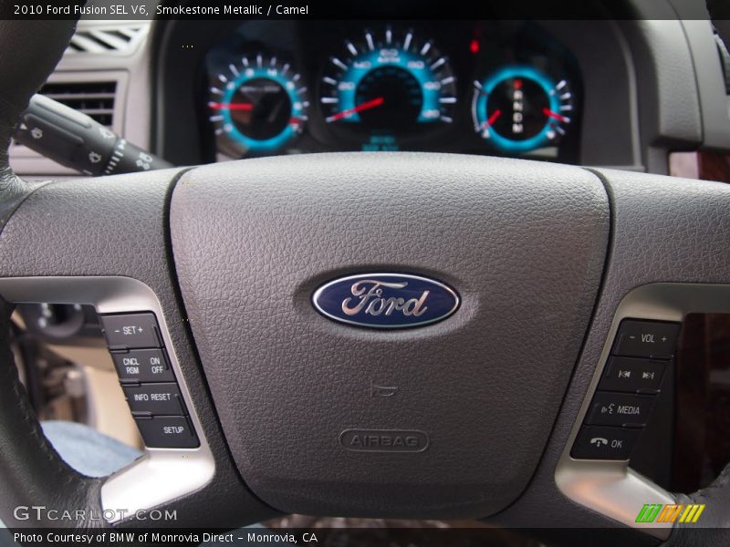 Smokestone Metallic / Camel 2010 Ford Fusion SEL V6