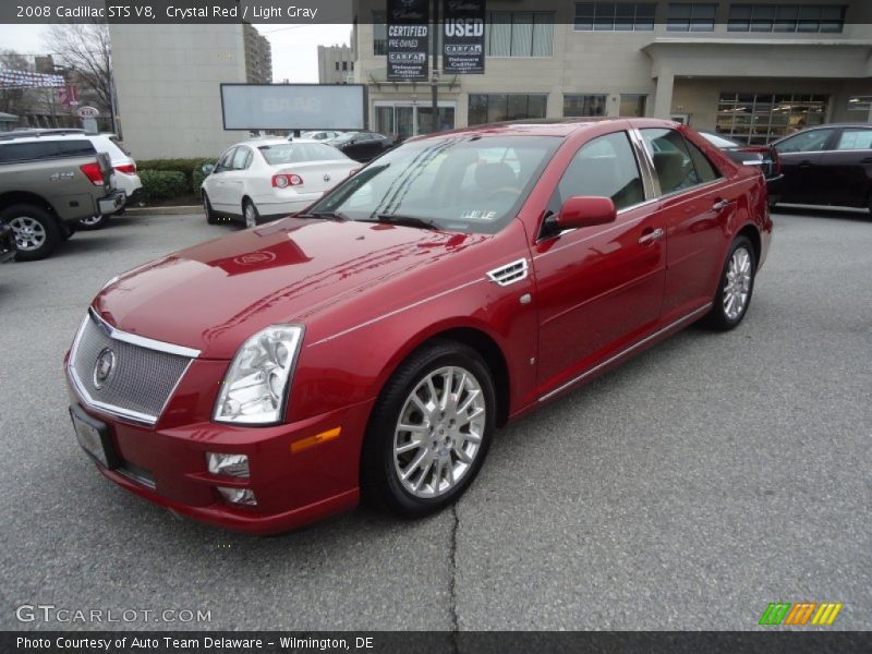 Crystal Red / Light Gray 2008 Cadillac STS V8