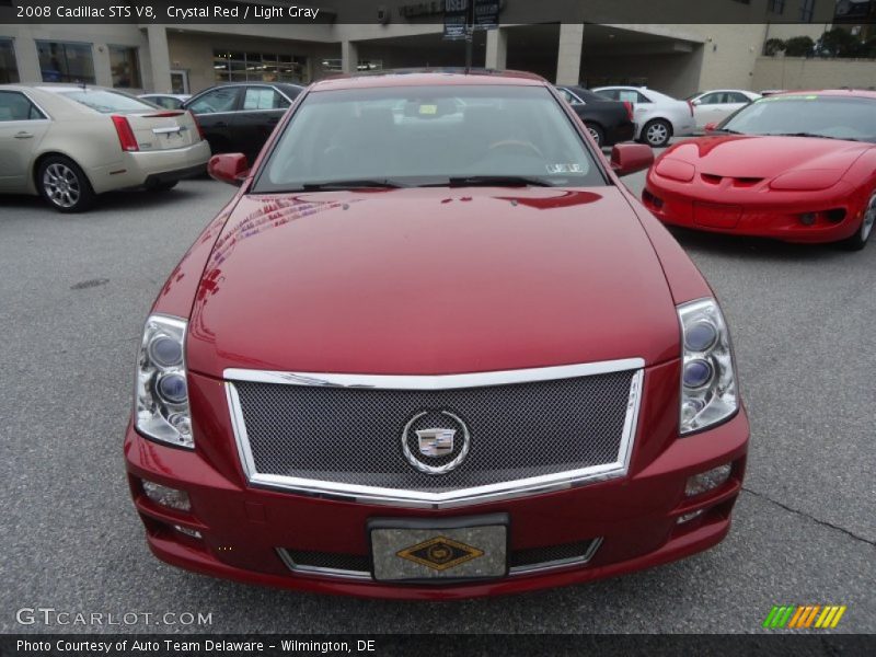 Crystal Red / Light Gray 2008 Cadillac STS V8