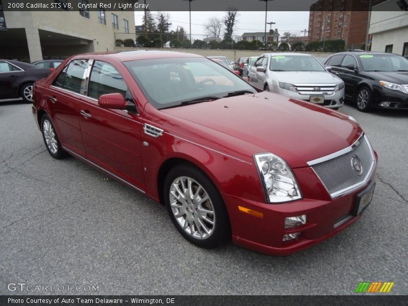 Crystal Red / Light Gray 2008 Cadillac STS V8