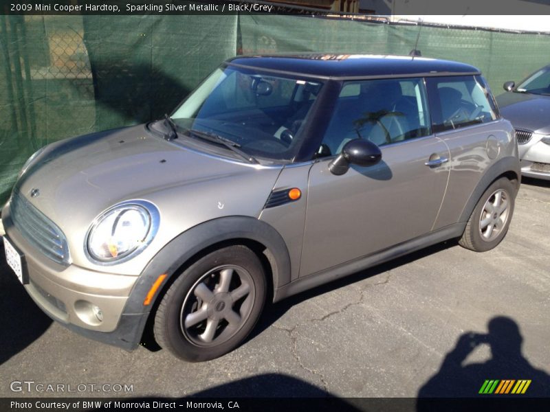 Sparkling Silver Metallic / Black/Grey 2009 Mini Cooper Hardtop