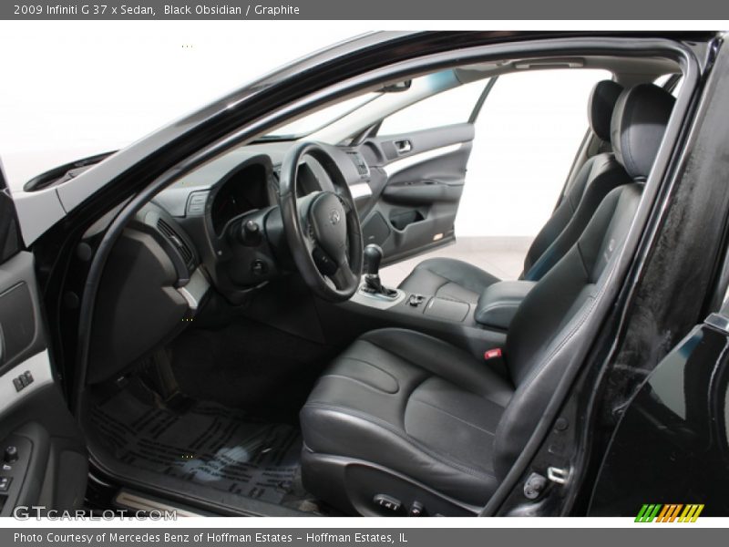 Black Obsidian / Graphite 2009 Infiniti G 37 x Sedan