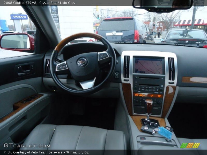 Crystal Red / Light Gray 2008 Cadillac STS V8