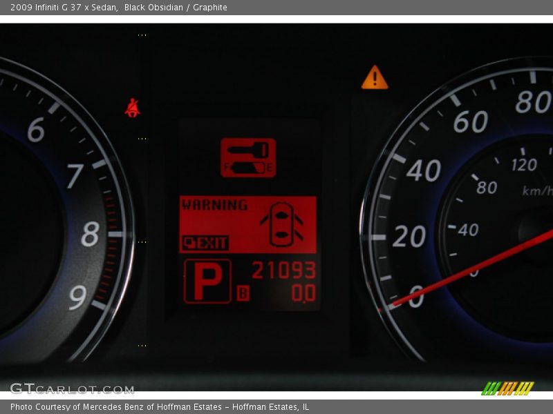 Black Obsidian / Graphite 2009 Infiniti G 37 x Sedan