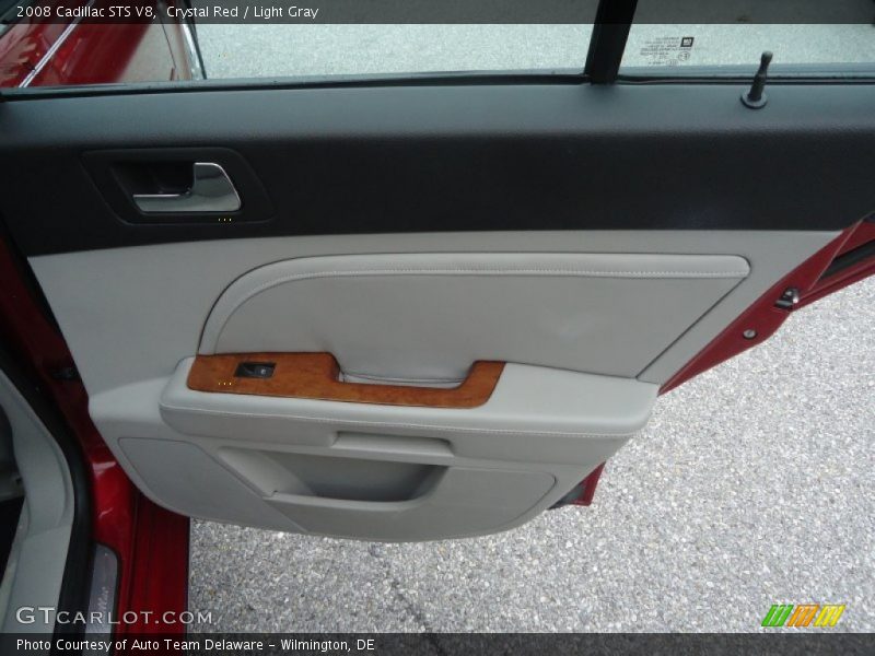 Crystal Red / Light Gray 2008 Cadillac STS V8