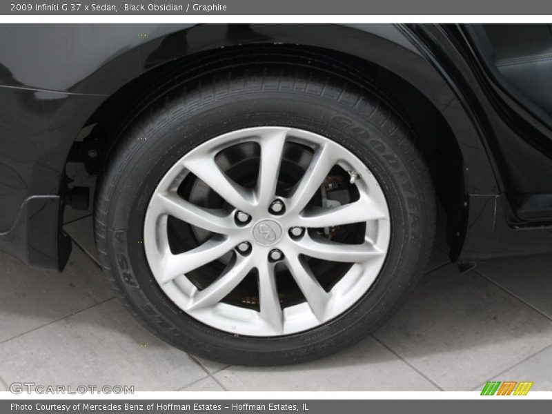 Black Obsidian / Graphite 2009 Infiniti G 37 x Sedan