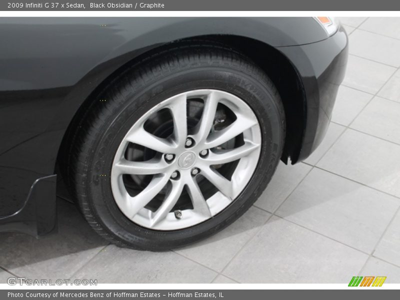 Black Obsidian / Graphite 2009 Infiniti G 37 x Sedan