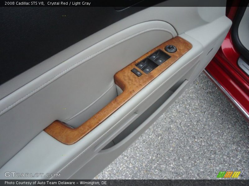 Crystal Red / Light Gray 2008 Cadillac STS V8