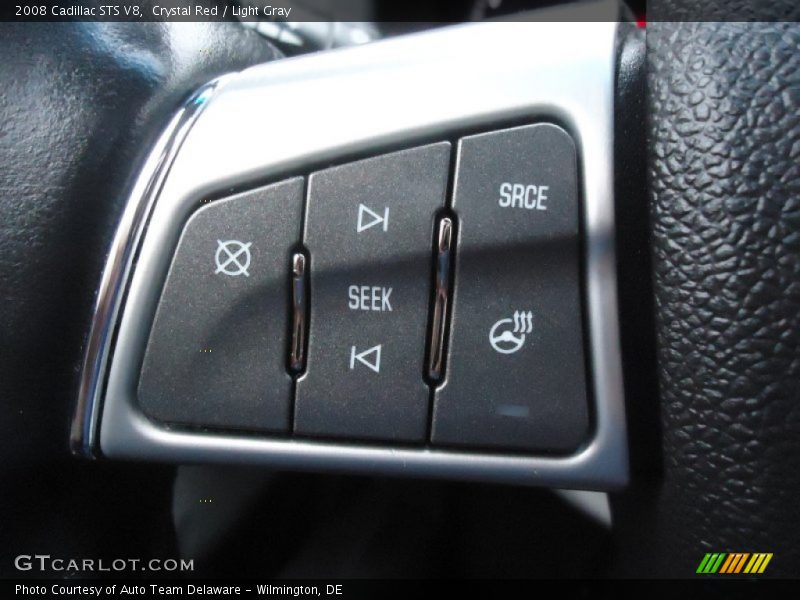 Crystal Red / Light Gray 2008 Cadillac STS V8