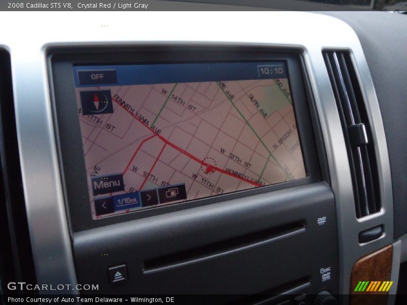 Crystal Red / Light Gray 2008 Cadillac STS V8