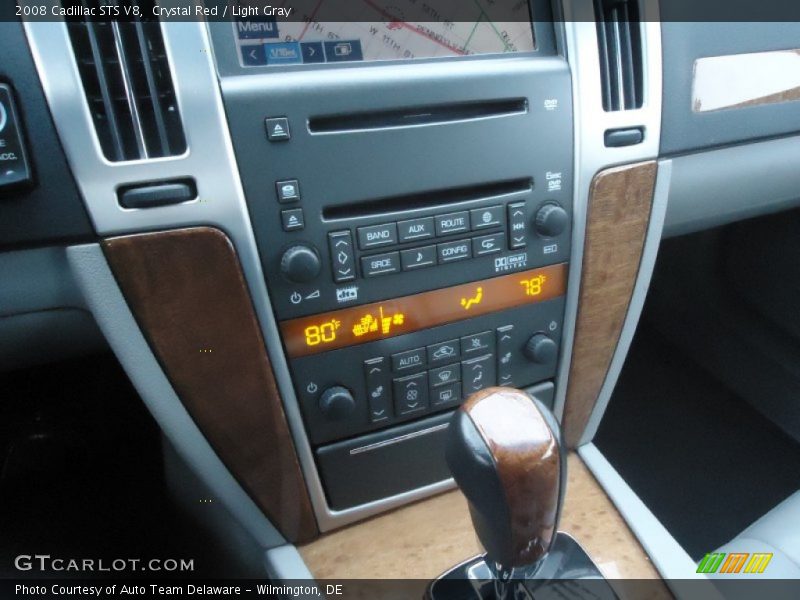 Crystal Red / Light Gray 2008 Cadillac STS V8