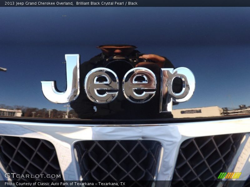 Brilliant Black Crystal Pearl / Black 2013 Jeep Grand Cherokee Overland