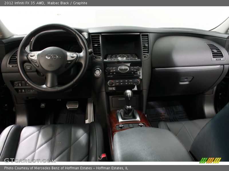 Malbec Black / Graphite 2012 Infiniti FX 35 AWD