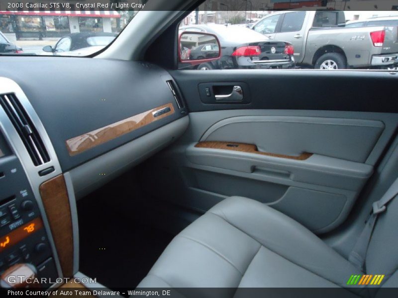 Crystal Red / Light Gray 2008 Cadillac STS V8