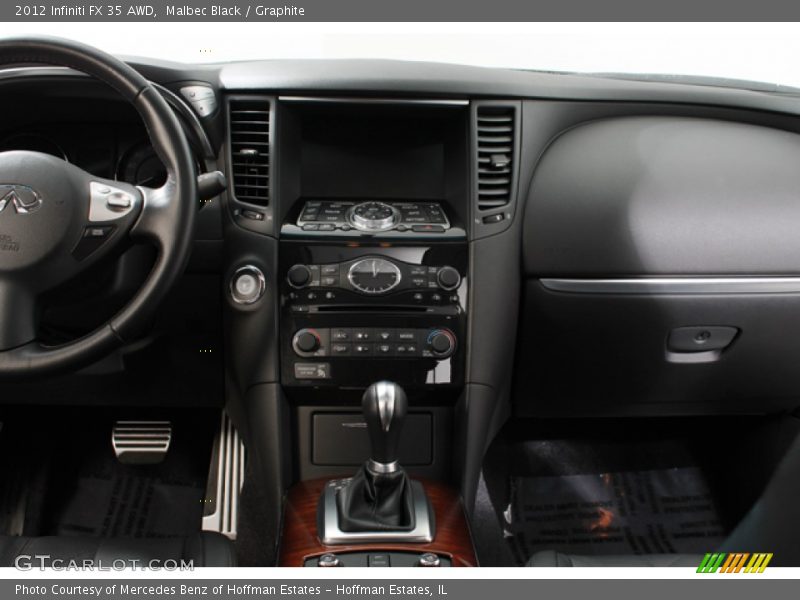 Malbec Black / Graphite 2012 Infiniti FX 35 AWD