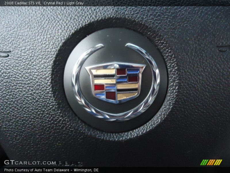 Crystal Red / Light Gray 2008 Cadillac STS V8