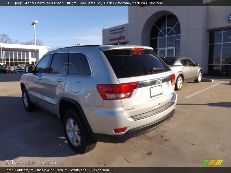 Bright Silver Metallic / Dark Graystone/Medium Graystone 2013 Jeep Grand Cherokee Laredo