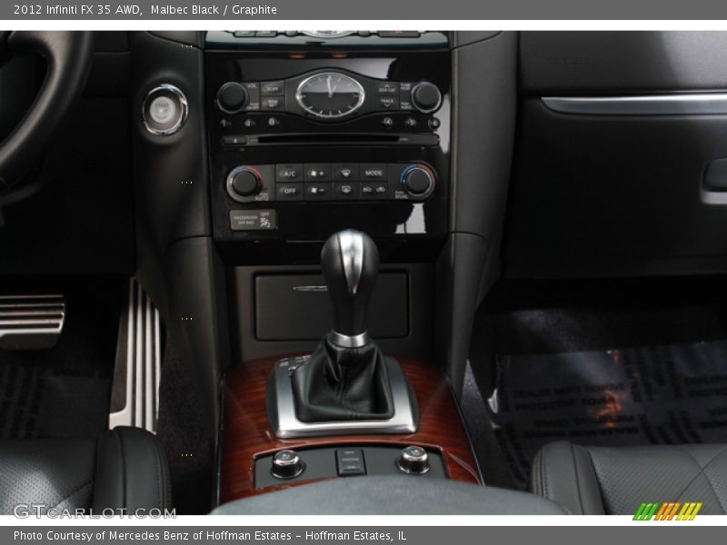 Malbec Black / Graphite 2012 Infiniti FX 35 AWD