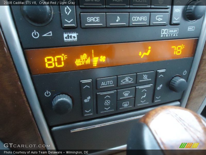 Crystal Red / Light Gray 2008 Cadillac STS V8