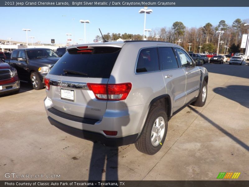 Bright Silver Metallic / Dark Graystone/Medium Graystone 2013 Jeep Grand Cherokee Laredo