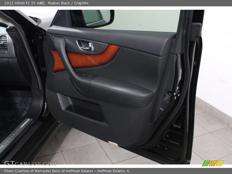 Malbec Black / Graphite 2012 Infiniti FX 35 AWD