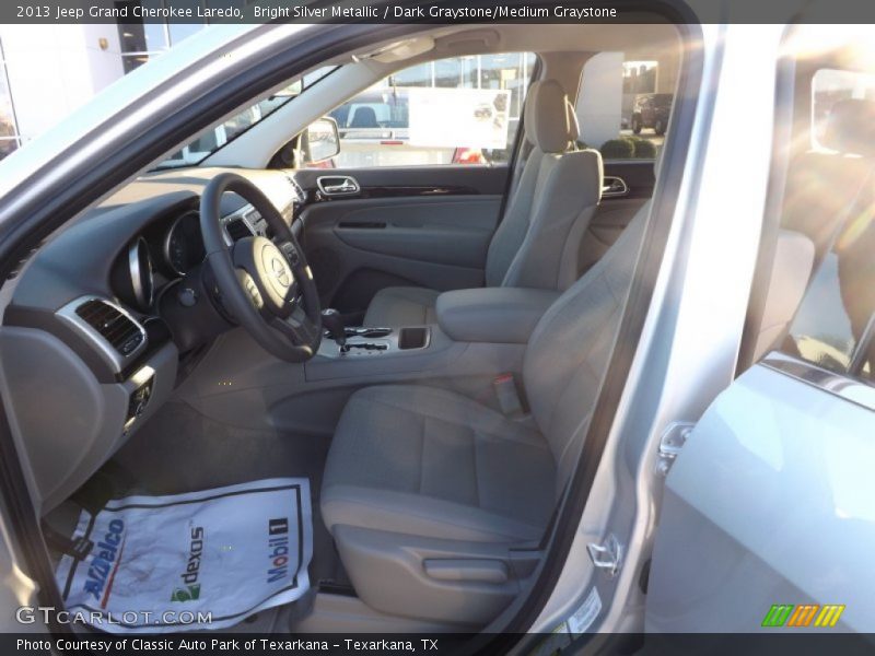 Bright Silver Metallic / Dark Graystone/Medium Graystone 2013 Jeep Grand Cherokee Laredo