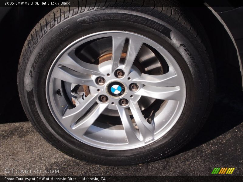 Jet Black / Black 2005 BMW X3 3.0i