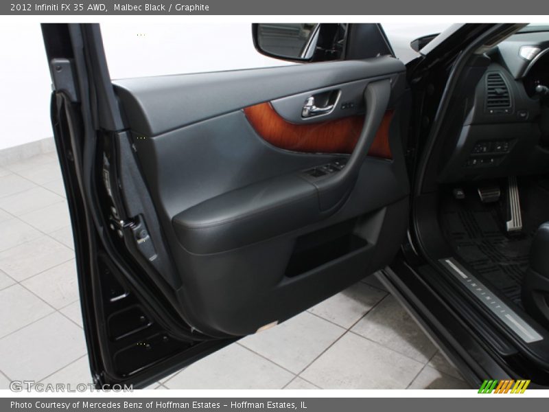 Malbec Black / Graphite 2012 Infiniti FX 35 AWD