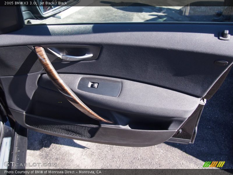 Jet Black / Black 2005 BMW X3 3.0i