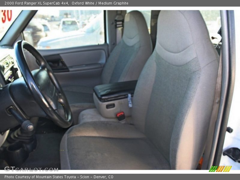 Oxford White / Medium Graphite 2000 Ford Ranger XL SuperCab 4x4