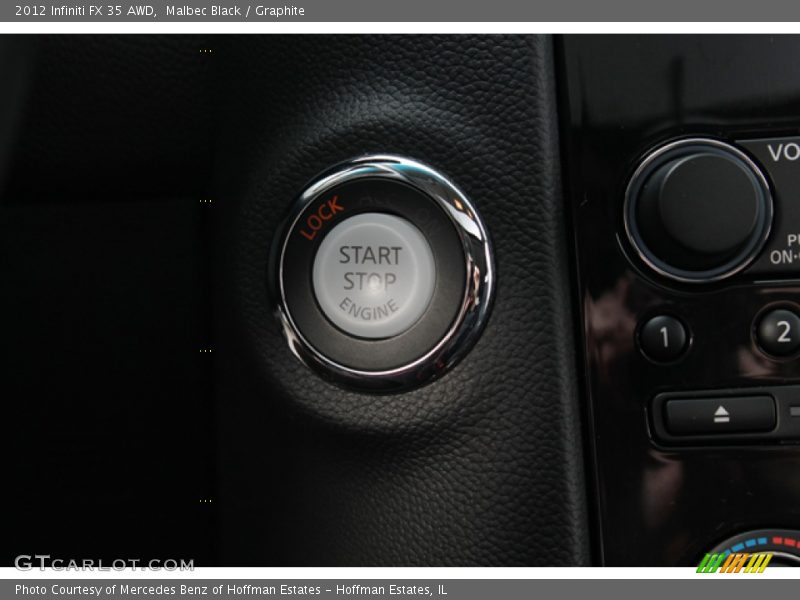 Malbec Black / Graphite 2012 Infiniti FX 35 AWD