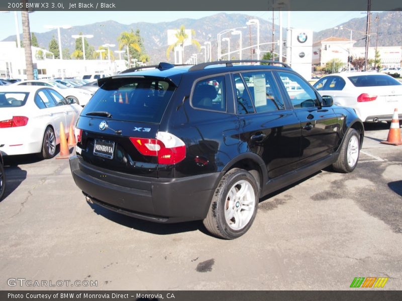Jet Black / Black 2005 BMW X3 3.0i