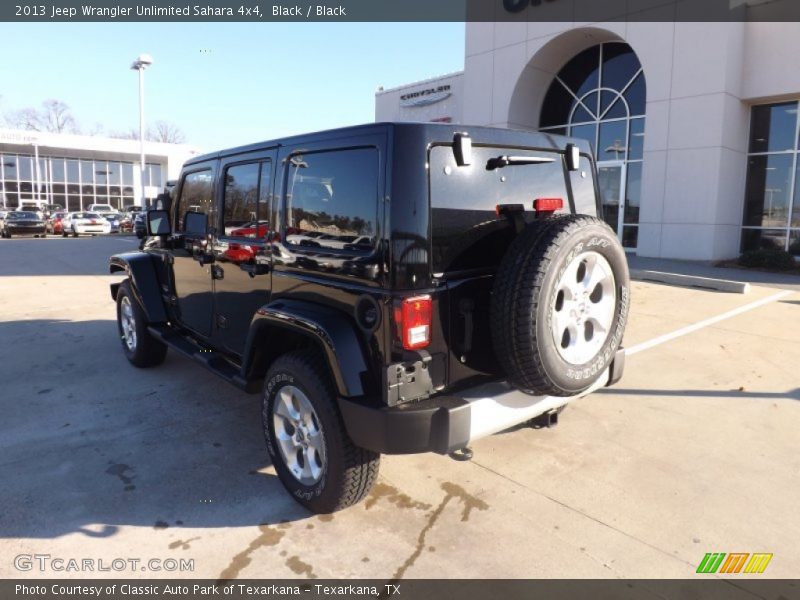 Black / Black 2013 Jeep Wrangler Unlimited Sahara 4x4