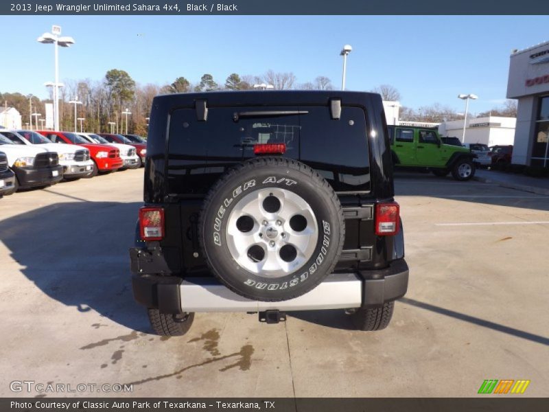 Black / Black 2013 Jeep Wrangler Unlimited Sahara 4x4