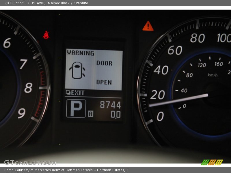 Malbec Black / Graphite 2012 Infiniti FX 35 AWD