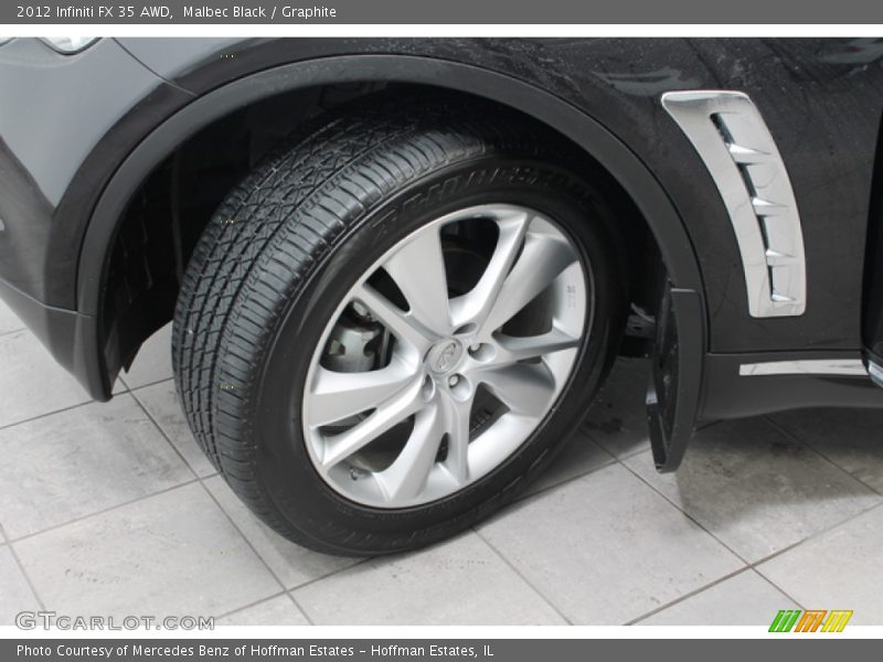 Malbec Black / Graphite 2012 Infiniti FX 35 AWD