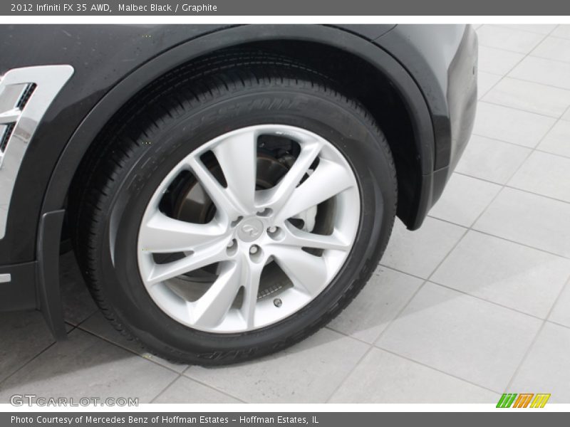 Malbec Black / Graphite 2012 Infiniti FX 35 AWD
