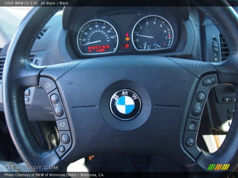Jet Black / Black 2005 BMW X3 3.0i
