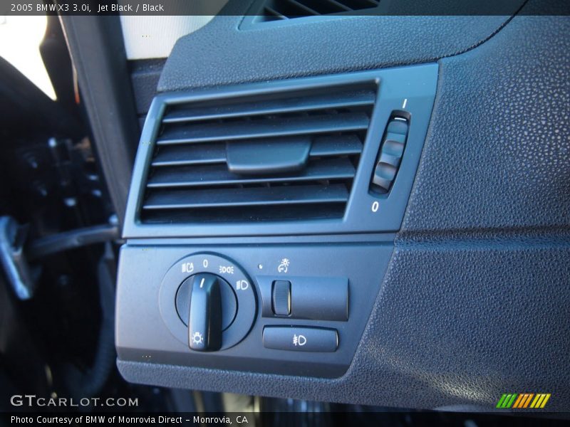 Jet Black / Black 2005 BMW X3 3.0i