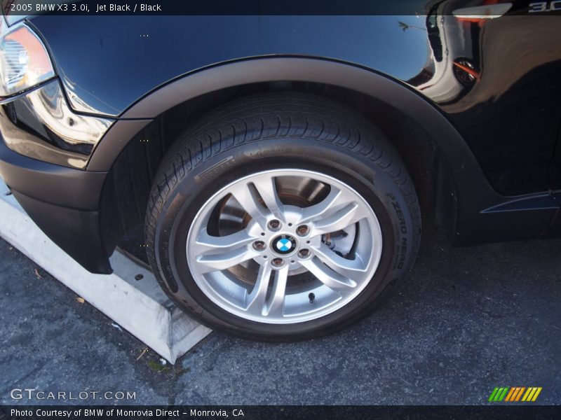 Jet Black / Black 2005 BMW X3 3.0i